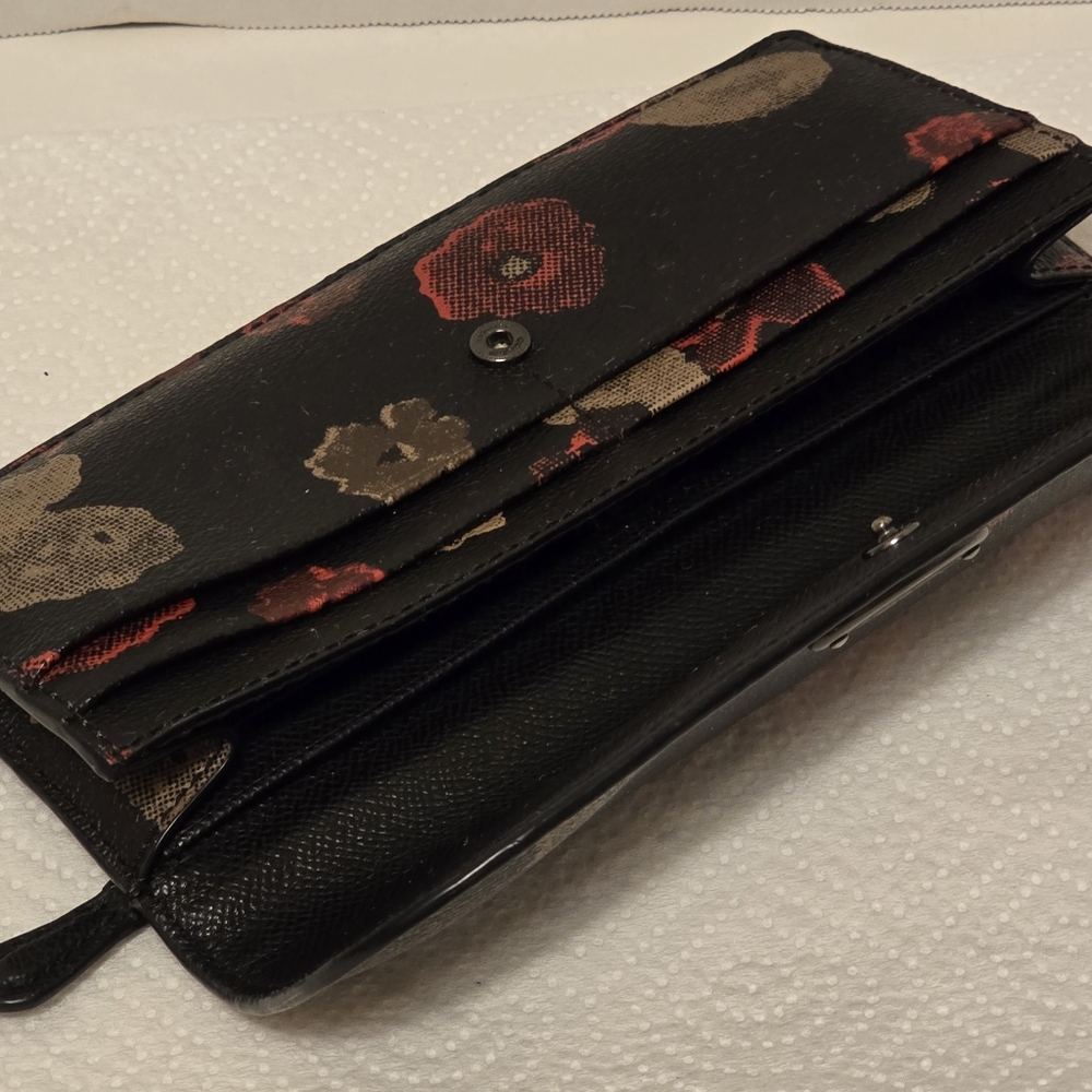 Coach Halftone Floral wallet - Picture 2 of 8